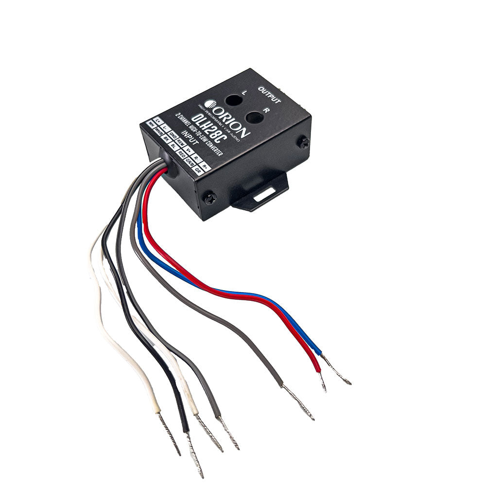 Orion OLH28C - 2 Channel High to Low Built-In 12V Remote Level Converter
