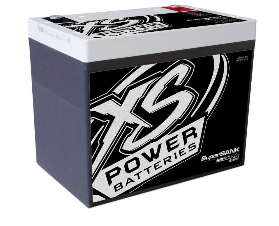 (Open Box) XS Power 12V Super Capacitor Bank, Group 24, Max Power 4,000W, 500 Farad