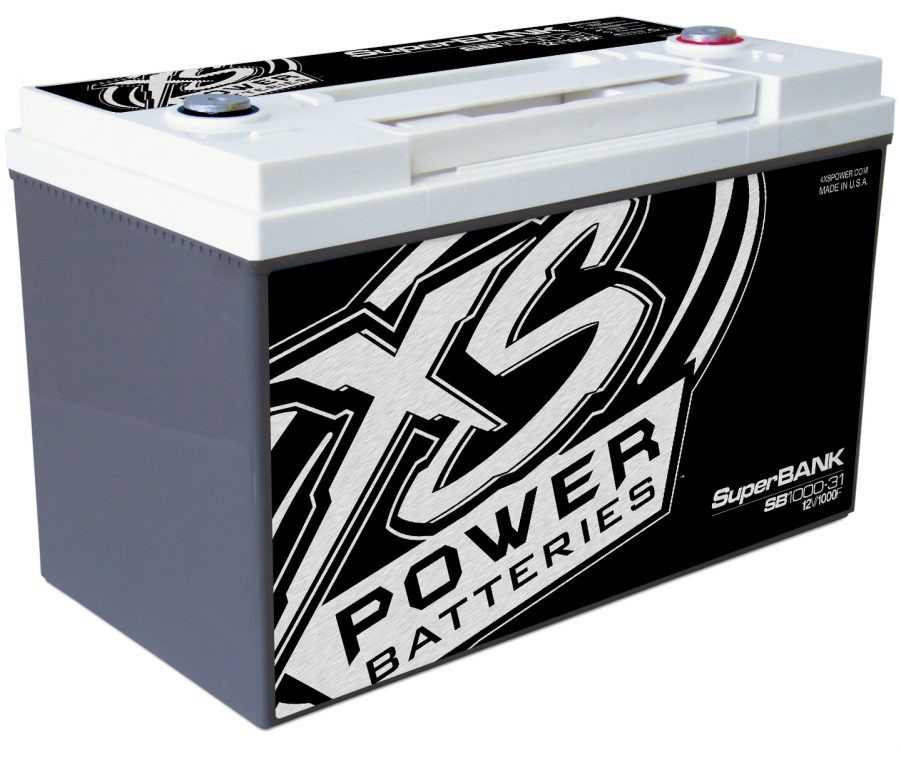 (Open Box) XS Power 12V Super Capacitor Bank, Group 31, Max Power 8,000W, 1,000 Farad