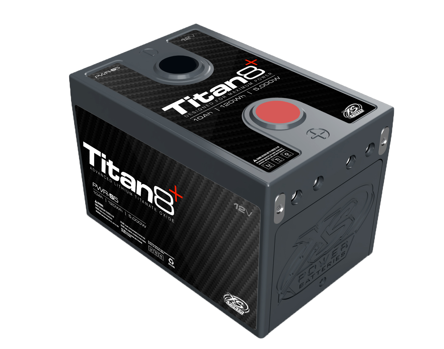 XS Power Titan PWR-S5 Topless 12V Lithium Battery (Burst Discharge)