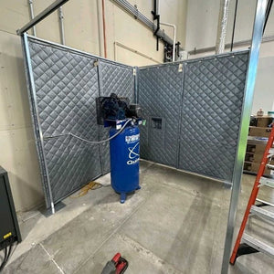 Quiet Quilt™ Floor Mounted Soundproof Enclosure
