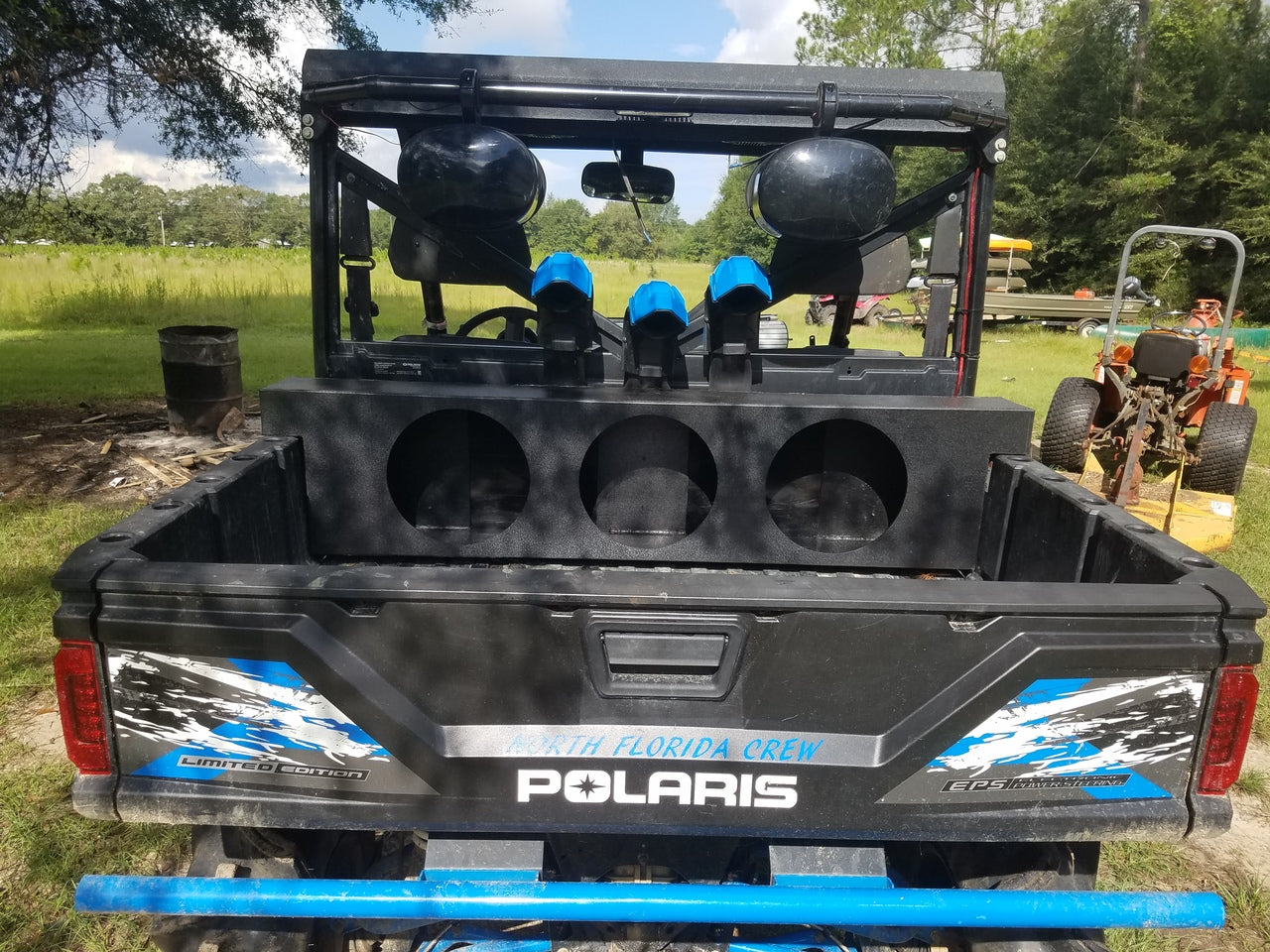 POLARIS RANGER BED BOX.. SEALED SUBWOOFER BOX