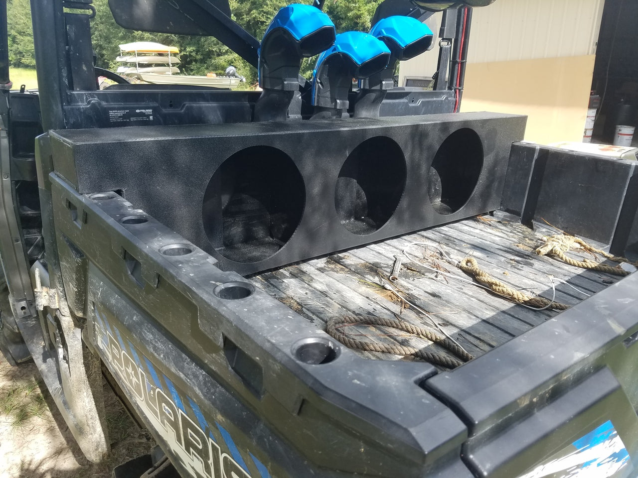 POLARIS RANGER BED BOX.. SEALED SUBWOOFER BOX