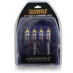 Sundown Audio SAZ 2-Channel RCA 3 ft