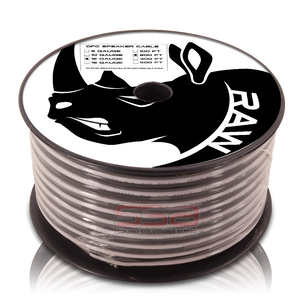 RHYNO 12 AWG Speaker Wire Twisted OFC 200ft Spool