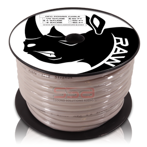 RHYNO 4 AWG Twisted OFC Power Cable - 100ft Spool