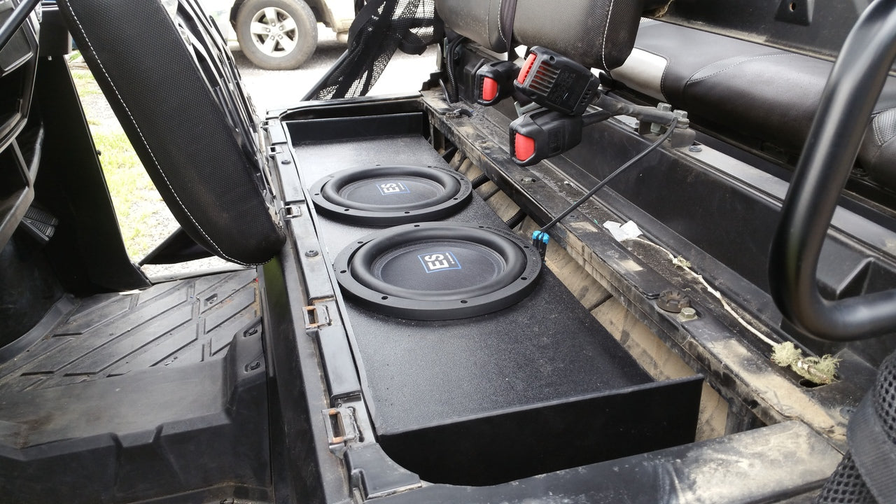 NEW POLARIS RANGER CREW CAB DUAL 10 VENTED SPEAKER BOX