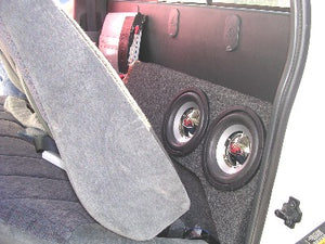 2001-2007 CHEVROLET S10 CREW and GMC SONOMA CREW CAB DUAL 8 SPEAKER BOX