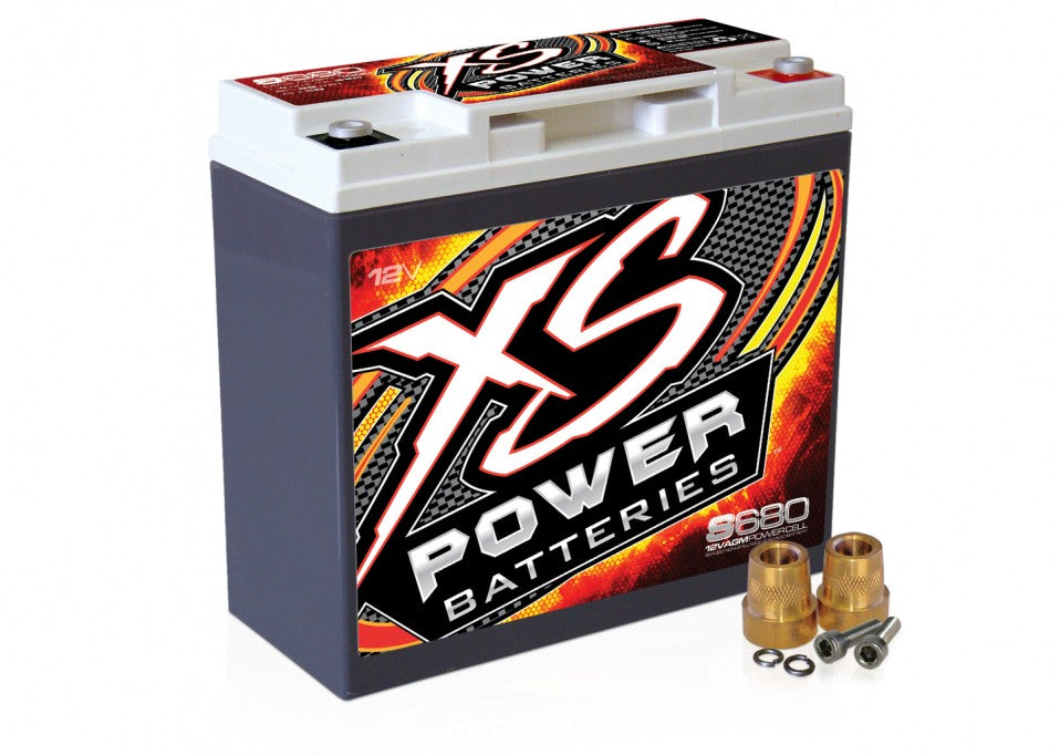 XS Power S680 12V AGM Starting Battery, Max Amps 1,000A  CA: 320A