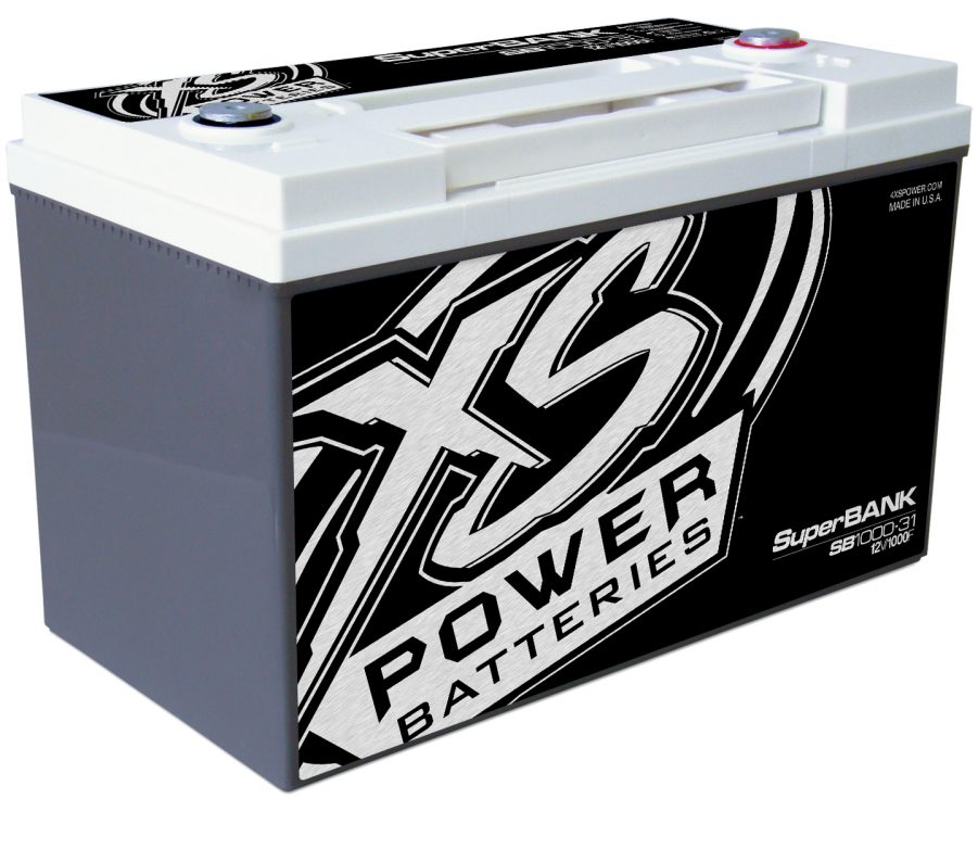 XS Power 12V Super Capacitor Bank, Group 31, Max Power 8,000W, 1,000 Farad