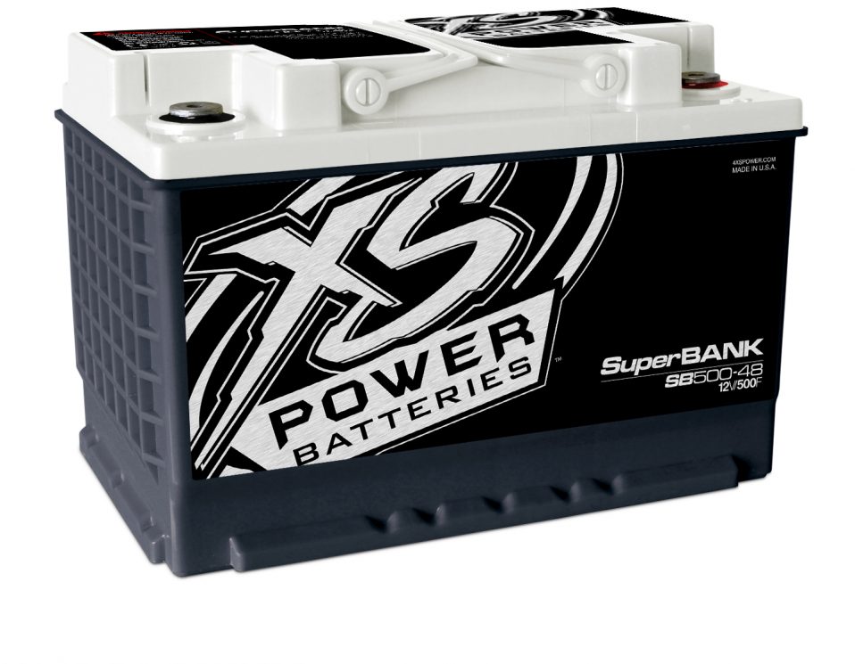 XS Power 12V Super Capacitor Bank, Group 48, Max Power 4,000W, 500 Farad