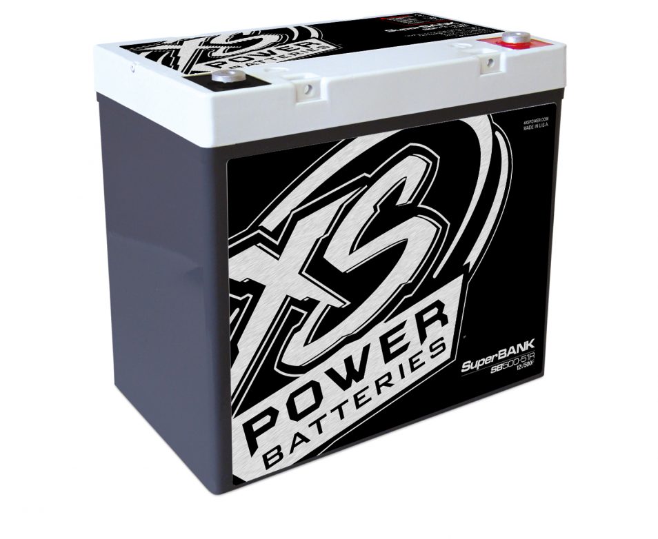 XS Power 12V Super Capacitor Bank, Group 51R, Max Power 4,000W, 500 Farad