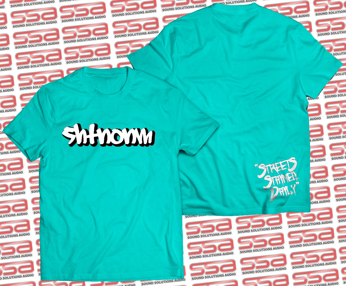 SHTNONM - Shadow Tee | Mint / White