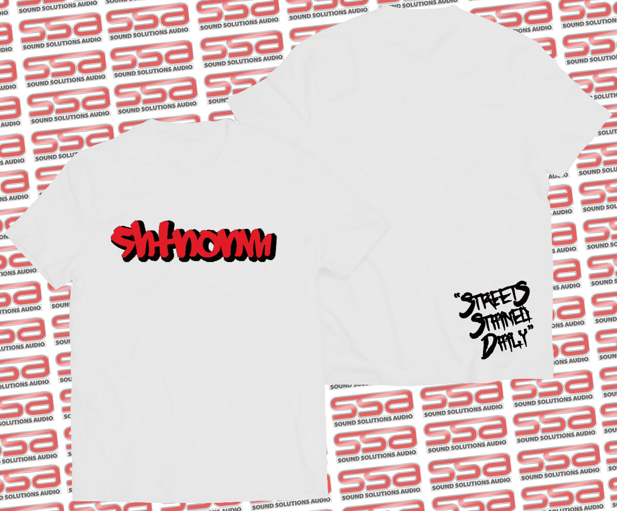 SHTNONM - Shadow Tee | White / Red