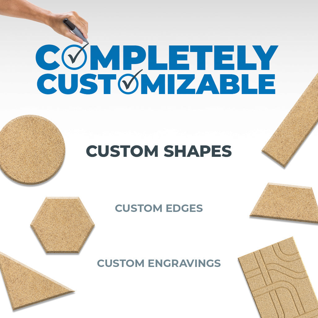 Timberwool™ Wood Fiber Engraved Acoustic Panels