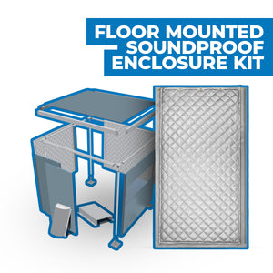 Quiet Quilt™ Floor Mounted Soundproof Enclosure