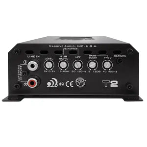 T2 - 800w RMS Mono Block Marine IP65 Amplifier by Massive Audio®