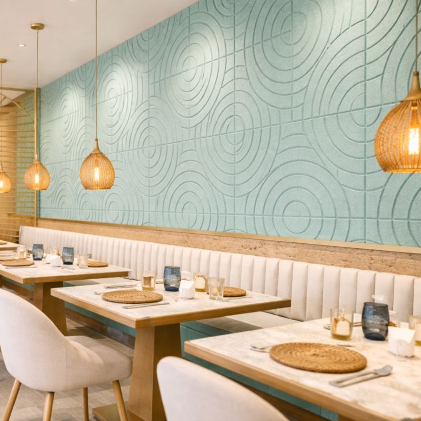 Timberwool™ Wood Fiber Engraved Acoustic Panels