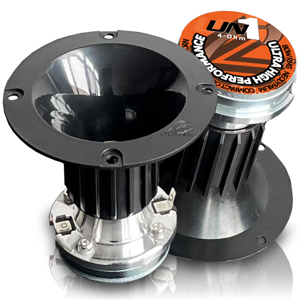 Crescendo Audio UN-1 Compact Compression Horn Tweeter | SINGLE