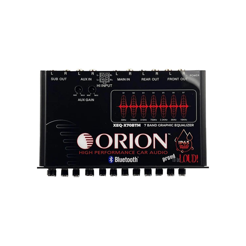 Orion XEQ-X70BTM - 7-BAND GRAPHIC EQUALIZER