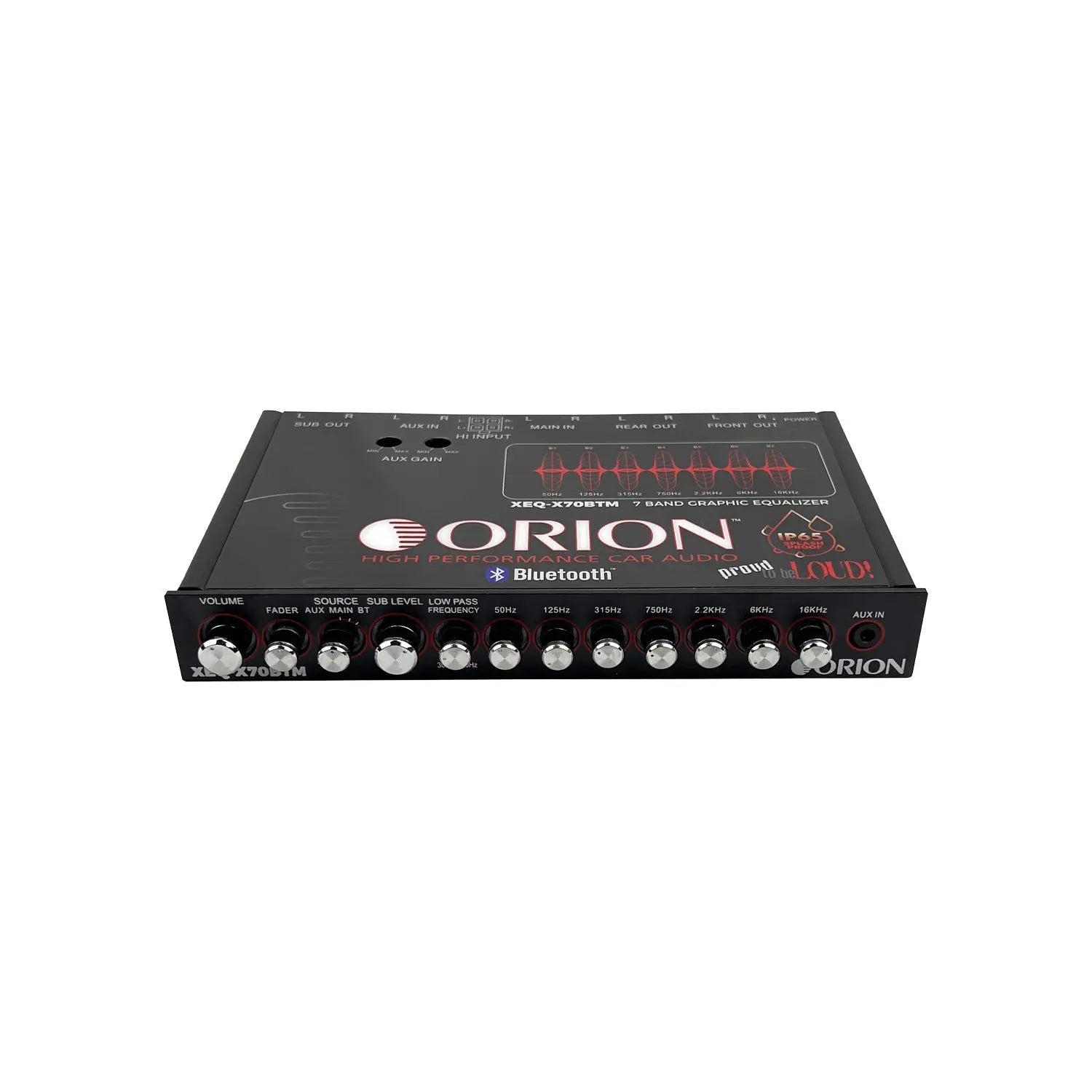 Orion XEQ-X70BTM - 7-BAND GRAPHIC EQUALIZER