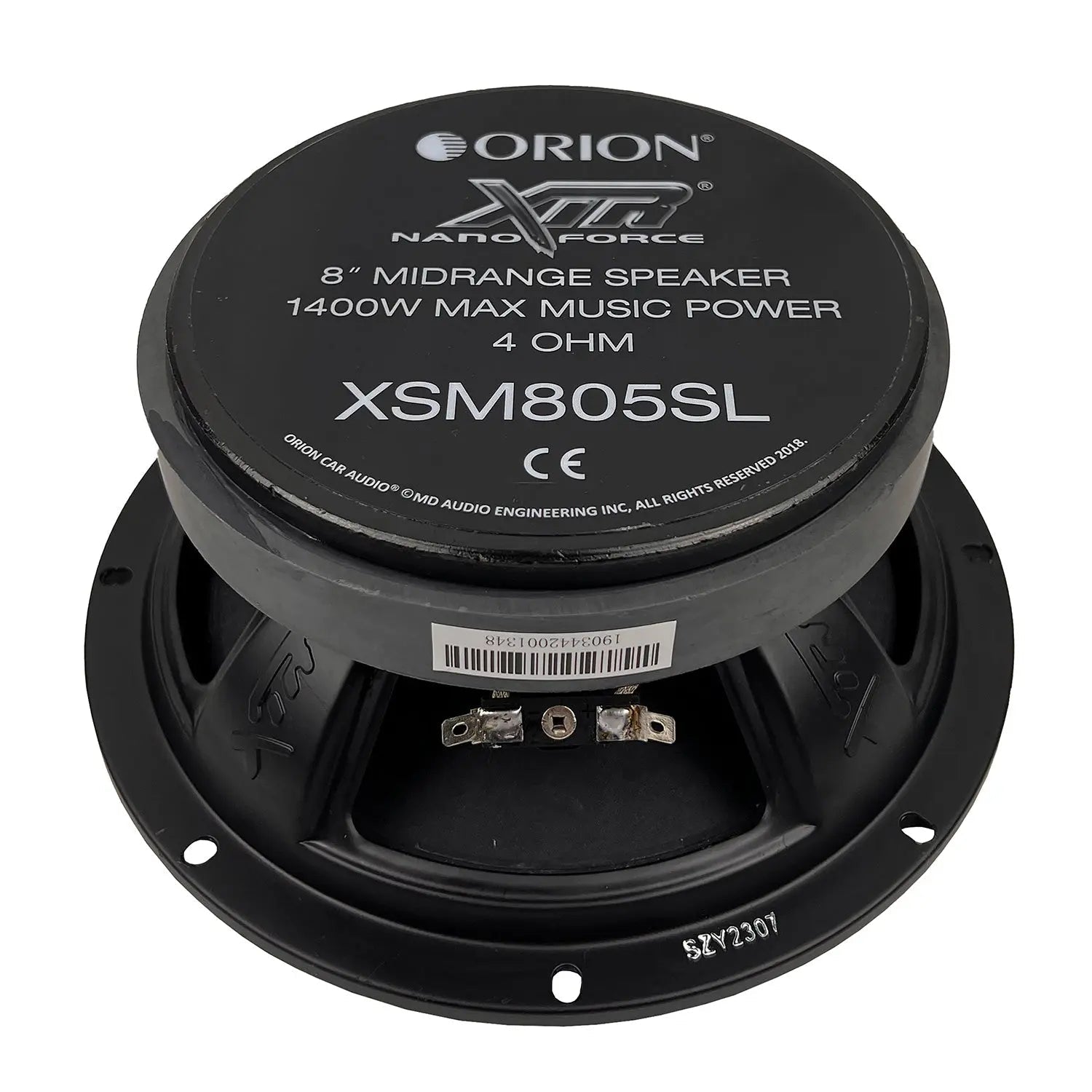 Orion XSM805SL - 8 inch 4 Ohm Slim Ultra Efficient Midrange Speaker