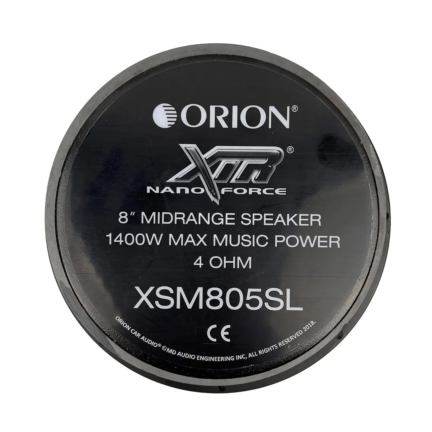Orion XSM805SL - 8 inch 4 Ohm Slim Ultra Efficient Midrange Speaker