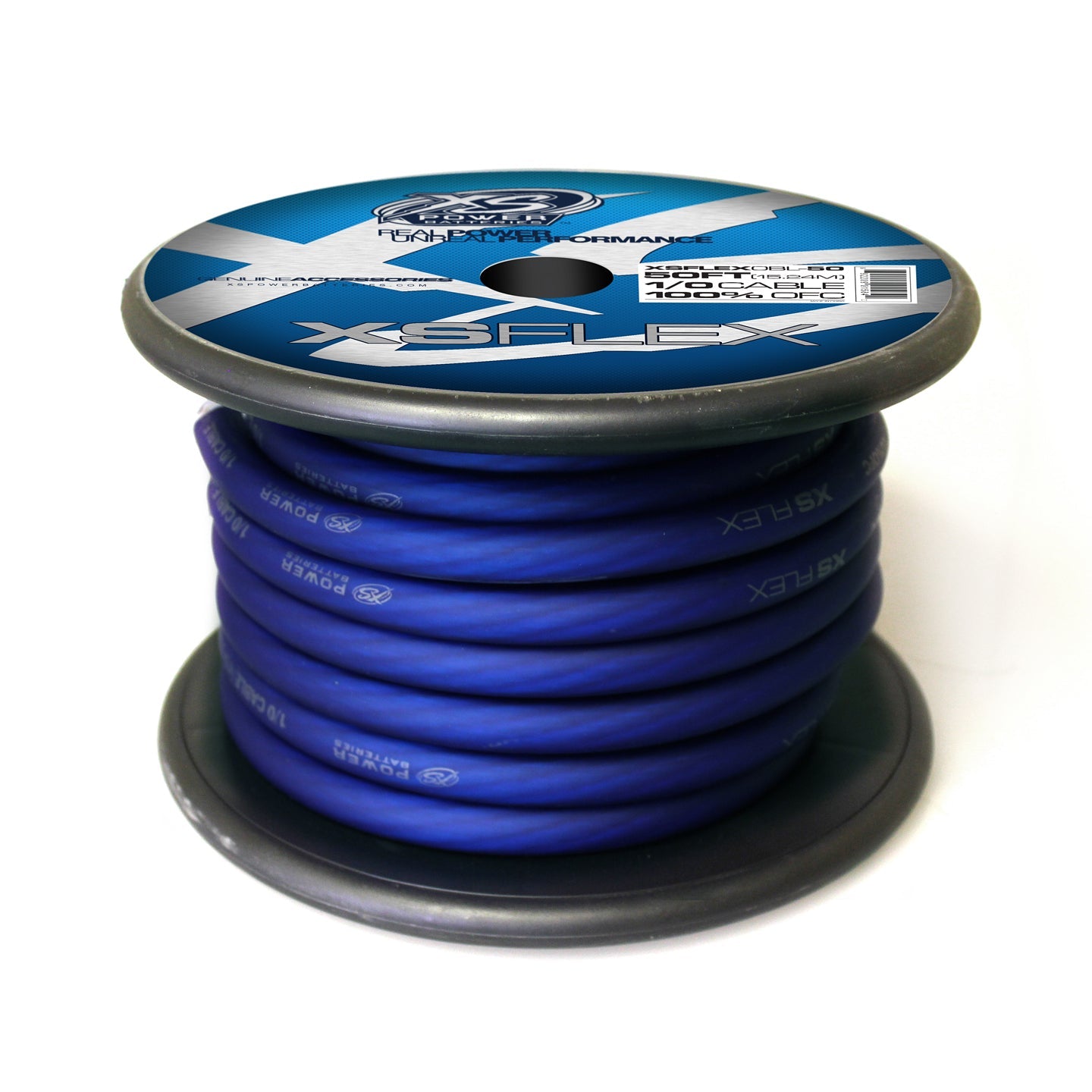 XS FLEX Blue 1/0 Cable - 50' Roll