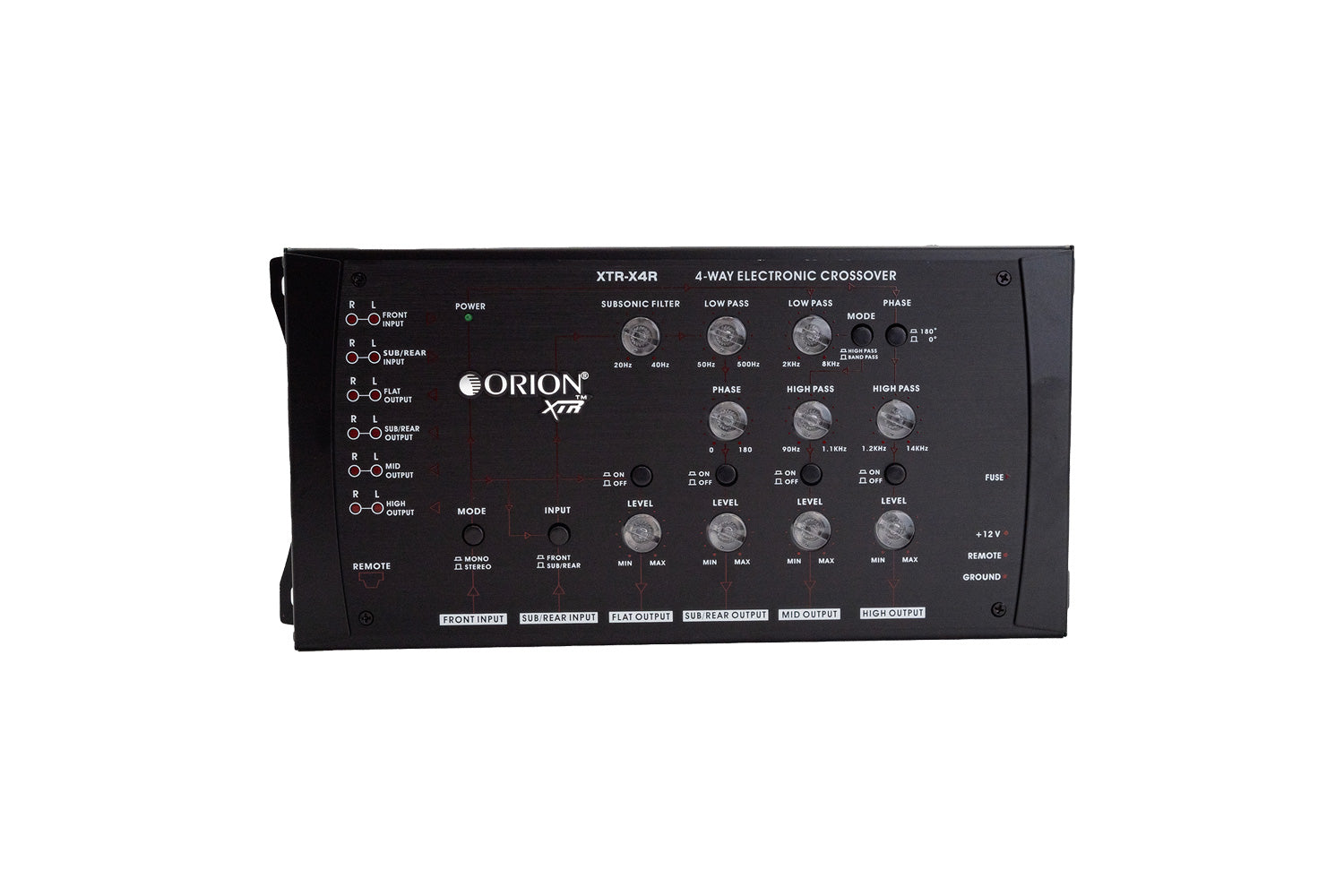 Orion XTR-X4R - 4-Way Electronic Crossover