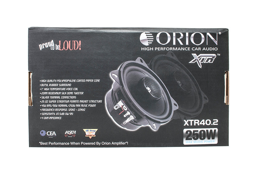 ORION XTR  COAXIAL SPEAKER 4” XTR40.2 2 WAY