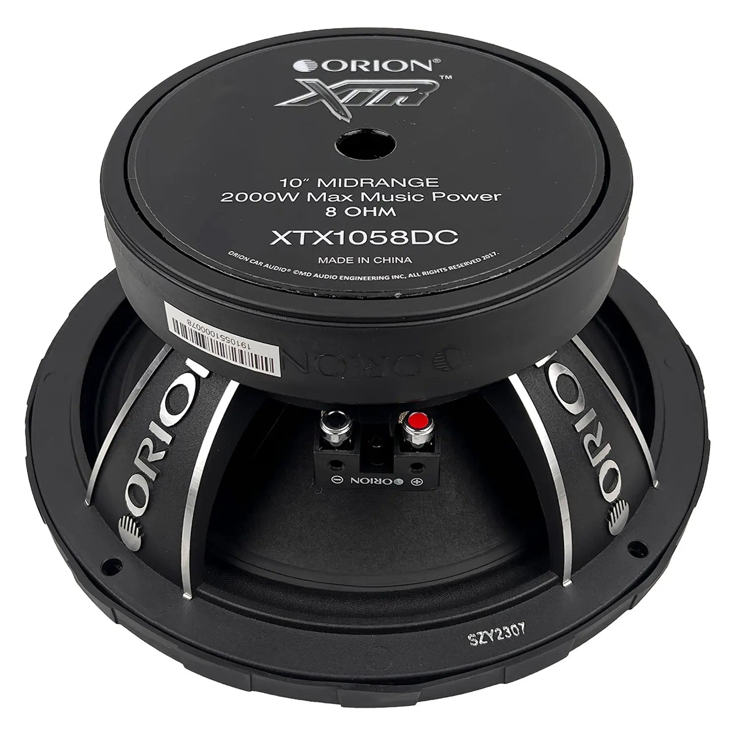 Orion XTX1058DC - 10 inch 8 Ohm Dust Cap Midrange Speaker