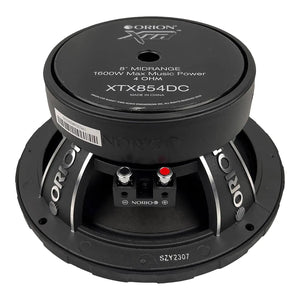 Orion XTX854DC - 8 inch 4 Ohm Dust Cap Midrange Speaker