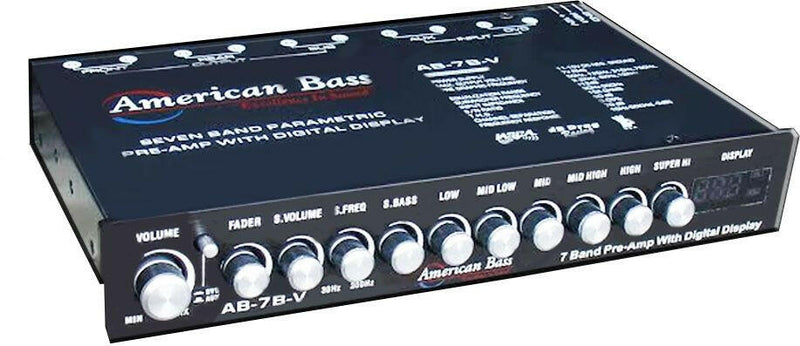 American Bass AB-7BV Equalizer