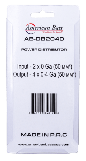 American Bass American Bass AB-DB2040 — 0 Gauge Power Distribution Block