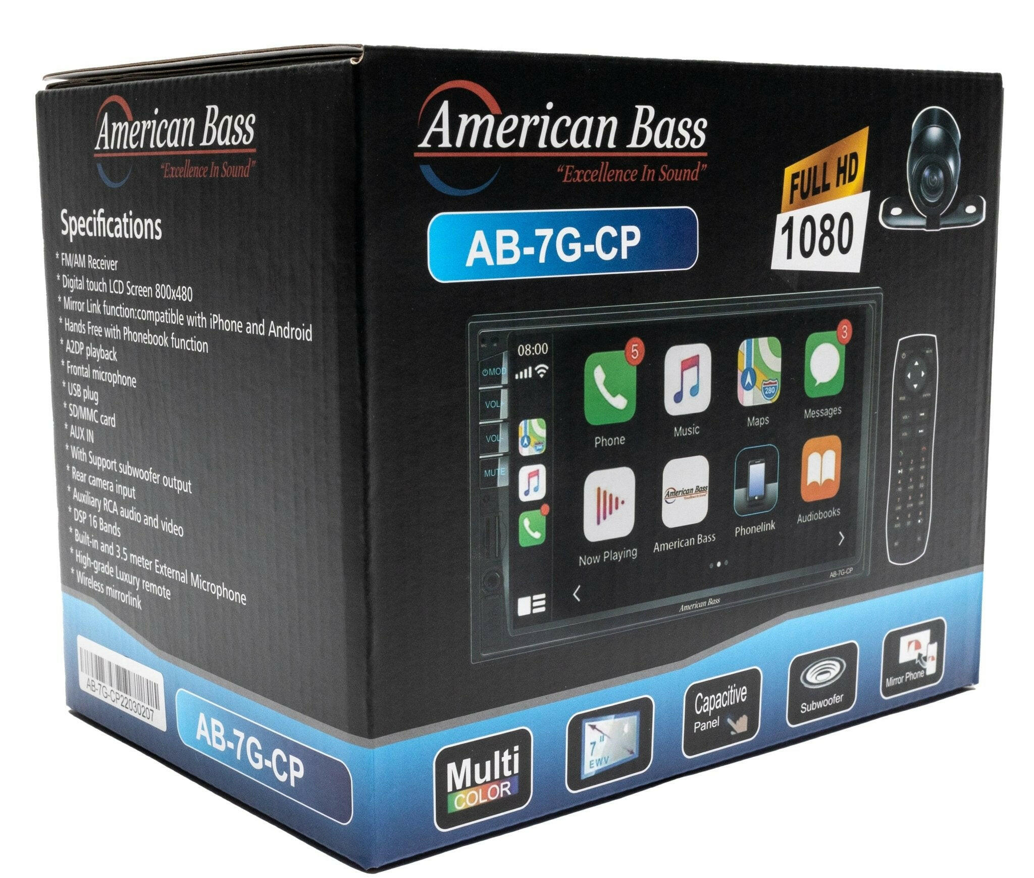 American Bass American Bass Car Play Radio 7G