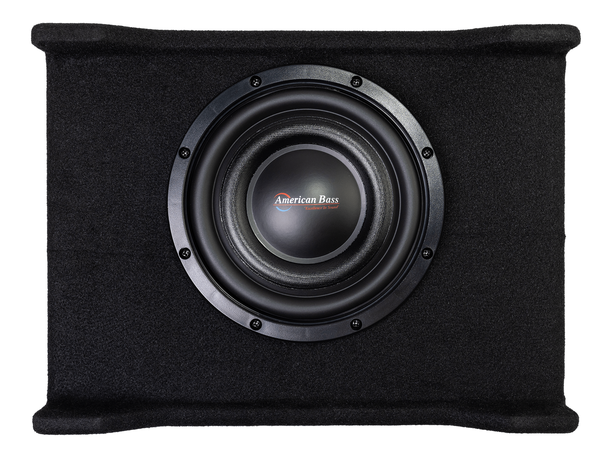 American Bass American Bass Downfire Subwoofer Enclosure for Titanium Slim 8”