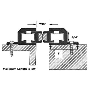 Sound Lock™ Double Door Astragal Seal