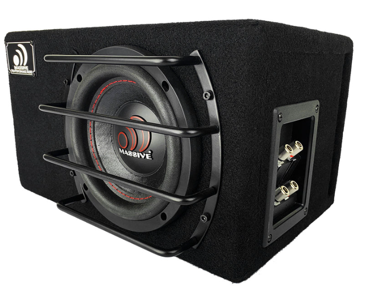 Massive Audio BG8 - Pre-Loaded 400 Watt RMS 2-Ohm Subwoofer in Ported Enclosure