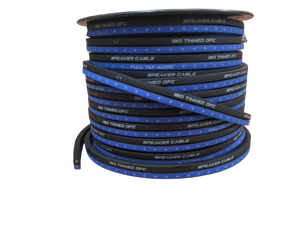 Full Tilt 12 Gauge Blue/Black 100' Tinned OFC Oxygen Free Copper Wire