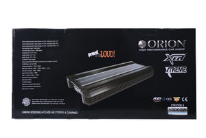 ORION XTR2500.4 XTR Series 2500W RMS 4-Channel Class-AB Amplifier