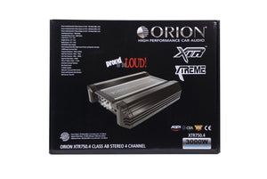 ORION XTR750.4 XTR Series 750W RMS 4-Channel Class-AB Amplifier