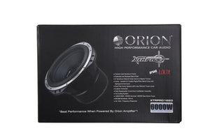 ORION XTRPRO XTRPRO12, SUBWOOFER 12” 1500 WATTS RMS DUAL VC XTRPRO122D | XTRPRO124D