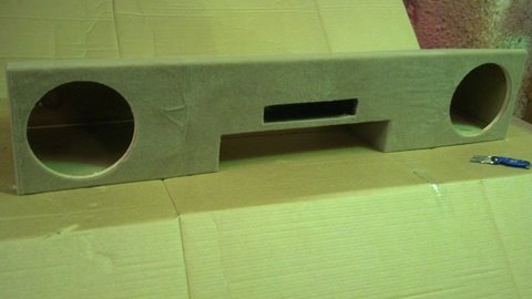 PORTED DUAL SUB BOX 1999-2006 GM SIERRA EXTENDED CAB