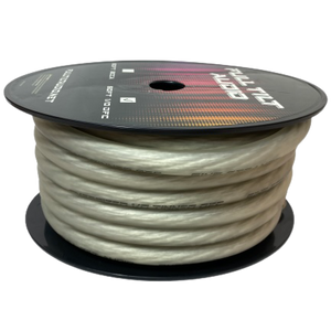 Full Tilt 1/0 Clear50' Tinned OFC Oxygen Free Copper Power/Ground Cable/Wire