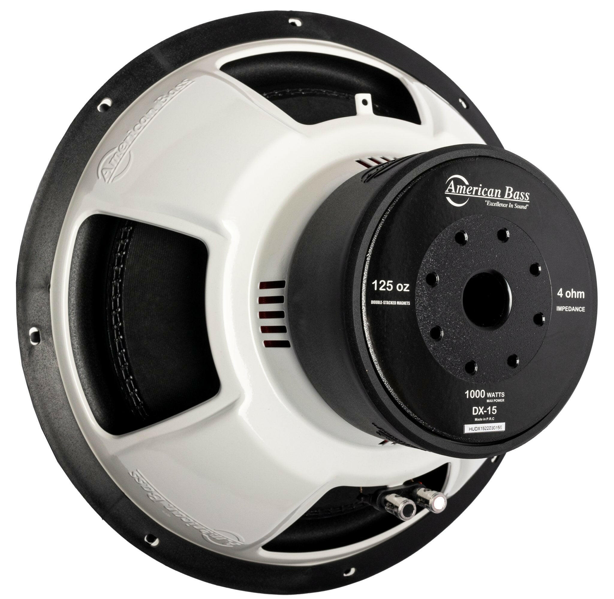 DX 15″  Car Subwoofer | 500 Watts RMS | Single Voice Coil 4 Ohm - Version 2