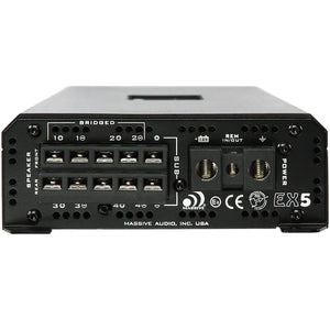 EX5 - 1,280w Rms 5 Channel Amplifier by Massive Audio®