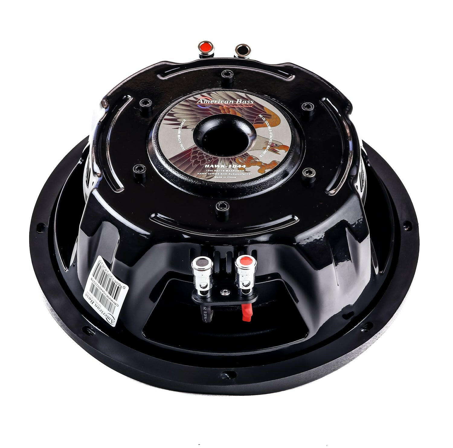 HAWK Slim 10″ Car Subwoofer | 700 Watts RMS | Dual Voice Coil 2 Ohm (Shallow Mount) - 2 Ohm
