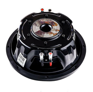 HAWK Slim 10″ Car Subwoofer | 700 Watts RMS | Dual Voice Coil 4 Ohm (Shallow Mount) - 4 Ohm