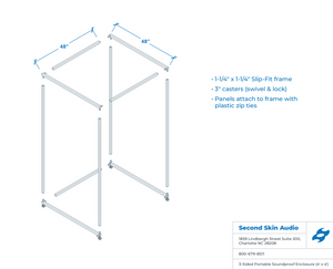 Quiet Quilt™ Portable Soundproof Enclosure