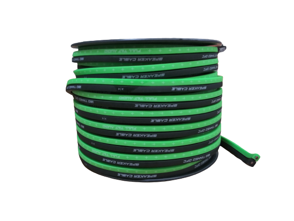 Full Tilt 12 Gauge Lime/Black 100' Tinned OFC Oxygen Free Copper Wire